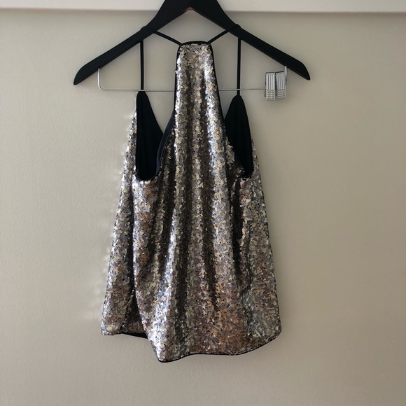 Noisy May Gold and Silver Sparkly Top - Picture 2 of 5